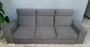 Rozkładana kanapa jak nowa z regulowanymi zagłówkami