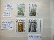 4szt. znaczki pełna seria Fi 2890 Polska 1986r. JASNA GÓRA czyste ** SZTUKA