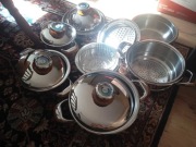 Zestaw garnków ze stali nierdzewnej Philipiak