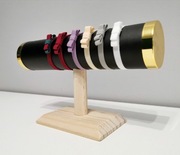 Bransoletka ryps elastyczny kokarda wstążka różne kolory 