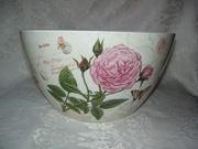 DUŻA PLASTIKOWA MISKA W RÓŻE 