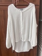 Biała bluzka damska r. 42 / XL z długim rękawem Beloved