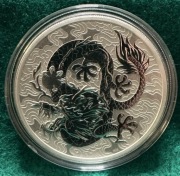 Srebrna moneta 1oz, Dragon/Smok, 2021