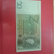 Banknot  Niemcy   20  Marek 1924r.   
