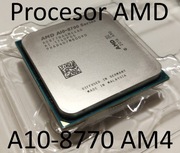 Procesor AMD A10-8770 IDEALNY AM4 Obsługa DDR4 A10-8700 series