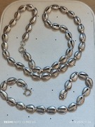 Srebrny zestaw - srebro 925 - stara kolekcja - vintage 