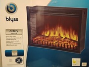 Kominek elektryczny do zabudowy Blyss czarny 2000W