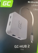Green Cell Adapter, Przejściówka, GC HUB2 USB-C 6w1