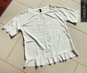 Marc Cain biała elastyczna bluzeczka r.M/L
