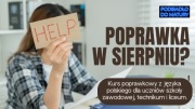 Sierpniowa poprawka z polskiego? Pomogę Ci zdać bez stresu