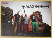MASTODON - Duży plakat z 2016 r. - Format A2 (ok. 55 x 40 cm) - NOWY!