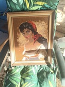 Ładny obraz cyganki 