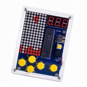 TETRIS Elektroniczna gra + obudowa, układ zmontowany.