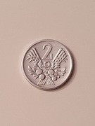 2 Złote - Jagody . Aluminium - rok 1958. Stan  - bardzo dobry .