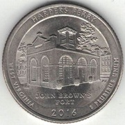 USA quarter dollar 25 centów 2016 Harpers Ferry P nr 2