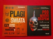 Ewa Krawczyk Plagi świata Patryk Nowak Pod mikroskopem 2 książki
