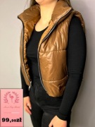 Bezrękawnik/Kamizelka kolor czekolada