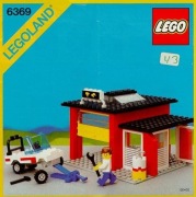 LEGO Town 6369 z 1985r. auto Warshop