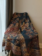 Jacquard Boho Scarf with Fringes / Chusta Zakardowa Boho z Fredzlami