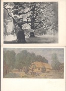 Pocztówki ok. 1955r. widoki, malarstwo lot 21