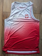 Tank top singlet startowy męski 4F x PZLA - Reprezentacja Polski rozm. S