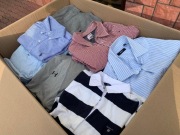 Odzież sortowana prana gotowa na wieszaki, British