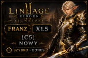 Lineage 2 L2 Reborn Signature Adena FRANZ x1.5 [C5] Nowy | Szybko