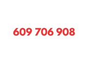 609 706 908 STARTER PLUS KARTA SIM UNIKATOWY ZŁOTY PROSTY ŁATWY NUMER