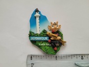 Magnes na lodówkę - 128g. BORNHOLM Mapa 