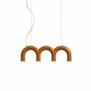 Lampa wisząca LED modern loft japandi metal regulowana 65 cm