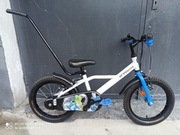 Rowerek Dzieciecy Btwin 500 + Pchacz do Nauki Jazdy--JAK NOWY !!!