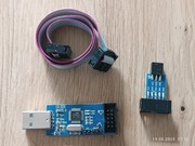 PROGRAMATOR ATMEGA AVR ZGODNY USBASP ISP + TAŚMA IDC + ADAPTER Ender 3