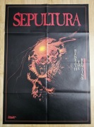Sepultura - Wielki plakat/poster XXL z 2024 - Format B2 (50 x 70 cm) - NOWY