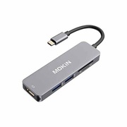 MOKiN Stacja dokująca USB C  5w1 2 USB 3.0 HDMI Karta TF SD MacBook 
