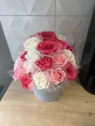 Flower box kwiaty mydlane 