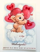 Kartka Walentynka koperta tekst