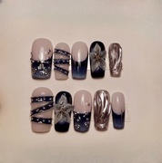 Tipsy press on ręcznie robione 