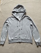 Bluza rozpinana szara z kapturem XS h&m