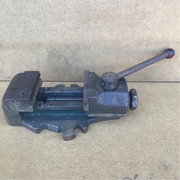 Imadło maszynowe, na wiertarkę, z zaciskiem mimośrodowym stare sprawne