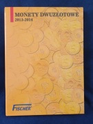 Monety dwuzłotowe Fischer 2013-2014 Komplet Kolekcja Klaser 2zł