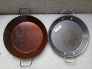 Patelnie/garnki z uchwytami 
