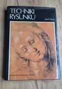Książka twarda oprawa Techniki Rysunku Karel Teissig 1982 PRL rysunek