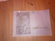 Zeszyt do nut nutowy A4 kompletny 16 kartek lata 70 WZWP Wrocław stary