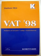 VAT 98 - Podatek od towarów i usług z komentarzem