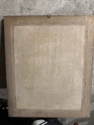 Obraz portret kobiety 40x60 cm w starej ramie vintage retro