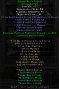 Diablo 2 Rotw set trang oul nonladder PC