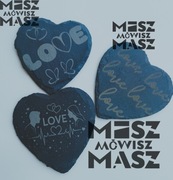 Kamień z napisem LOVE dekoracyjny kocham miłość Walentynki #MiszMówiszMasz