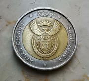Moneta 5 rand, Afryka Południowa