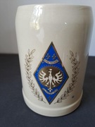 Pamiątkowy kufel 5. Regimentu Kirasjerów Royal Pologne Francja vintage
