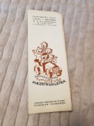 program ulotka teatr lalki i aktora Lublin 1971 rok nr 901